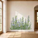 Additional product view of Rosemary Herb Border Wall Vinyl Decal.