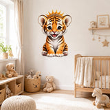 Alternate gallery view of Cute Tiger Cub Wall Vinyl Decal.