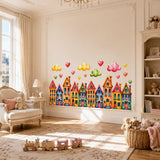 Alternate gallery view of Colorful Watercolor Houses Wall Vinyl Decal.