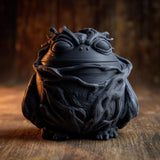 Alternate product presentation of Goblincore Frog Memorial Urn.