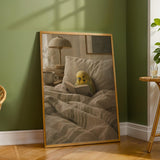 Additional product detail of Yellowface Budgerigar Reading in Bed Poster.