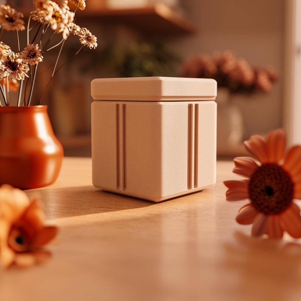 Product gallery view of Minimalist Pet Memorial Urn.