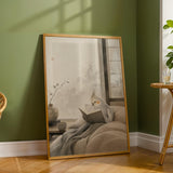 Additional product detail of Light Silver Cockatiel Reading in Bed Poster.