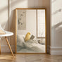 Product view of American Singer Canary Reading in Bed Poster.