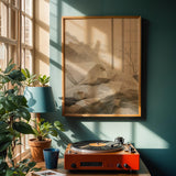Alternate product view of Yorkshire Canary Reading in Bed Poster.