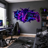 Product gallery view of Gaming Wall Vinyl Decal.