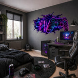Product presentation view of Gaming Wall Vinyl Decal.