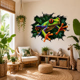 Alternate product view of Weird Frog Wall Vinyl Decal.