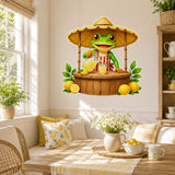 Product detail view of Weird Lemonade Frog Wall Vinyl Decal.