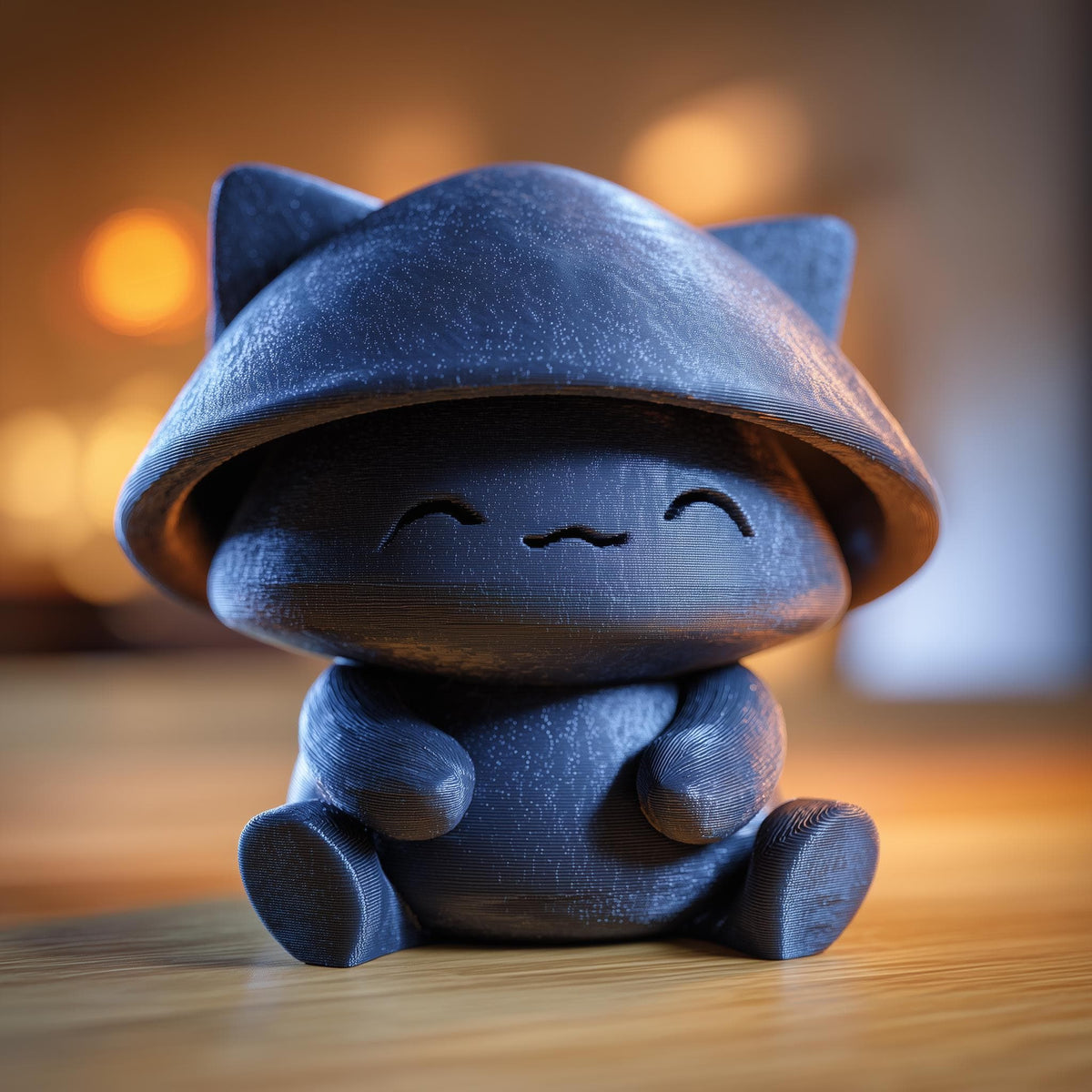 Mushroom Cat Memorial Urn shown in the product image.