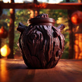 Product gallery view of Woodland Stump Memorial Urn.