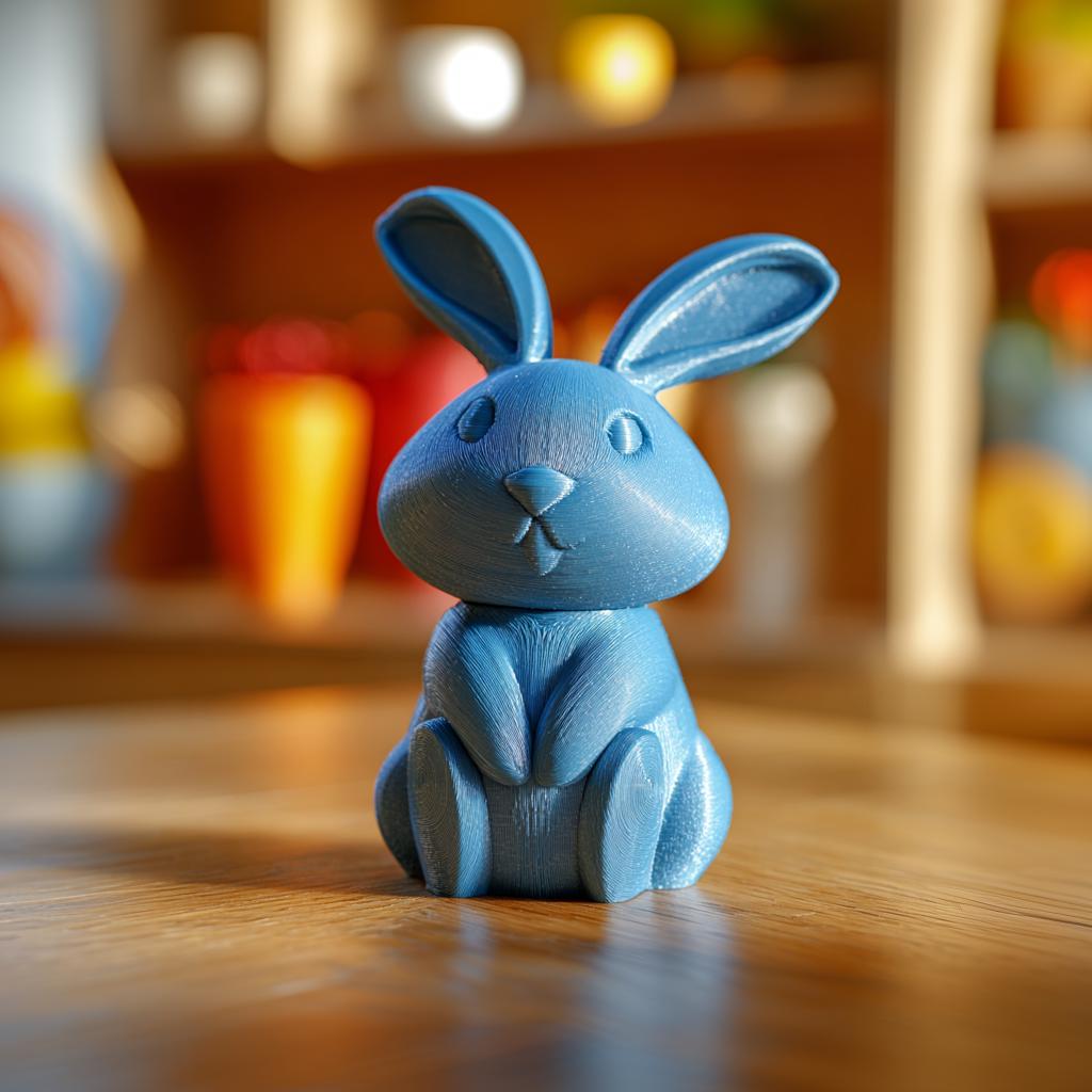 Product gallery view of Seated Bunny Memorial Urn.
