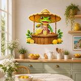 Product gallery view of Weird Lemonade Frog Wall Vinyl Decal.