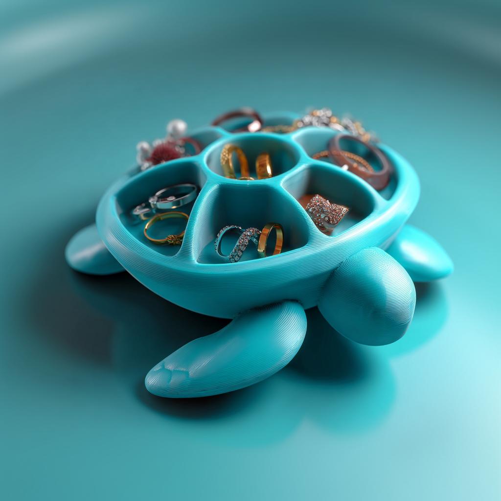 Product gallery view of Sea Turtle Jewelry Organizer.