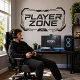 Additional product detail of the Player Zone gaming wall decal.