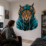 Additional product detail of the lynx gamer wall decal.
