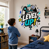 Product detail view of the Level Up controller wall sticker.