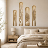 Product gallery view of the 3D botanical wall niche decal.