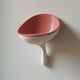 3D printed scoop wall catchall shelf shown in a product video.