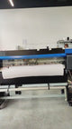 Large-format printer producing a galaxy bridge floor decal.