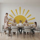 Rising sun nursery wall decal shown in a product video.
