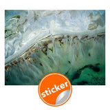 Chic Marble Design Self-Adhesive Removable Wallpaper with stone effect and easy peel and stick application.