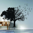 Chic tree wall sticker with birds and branches.
