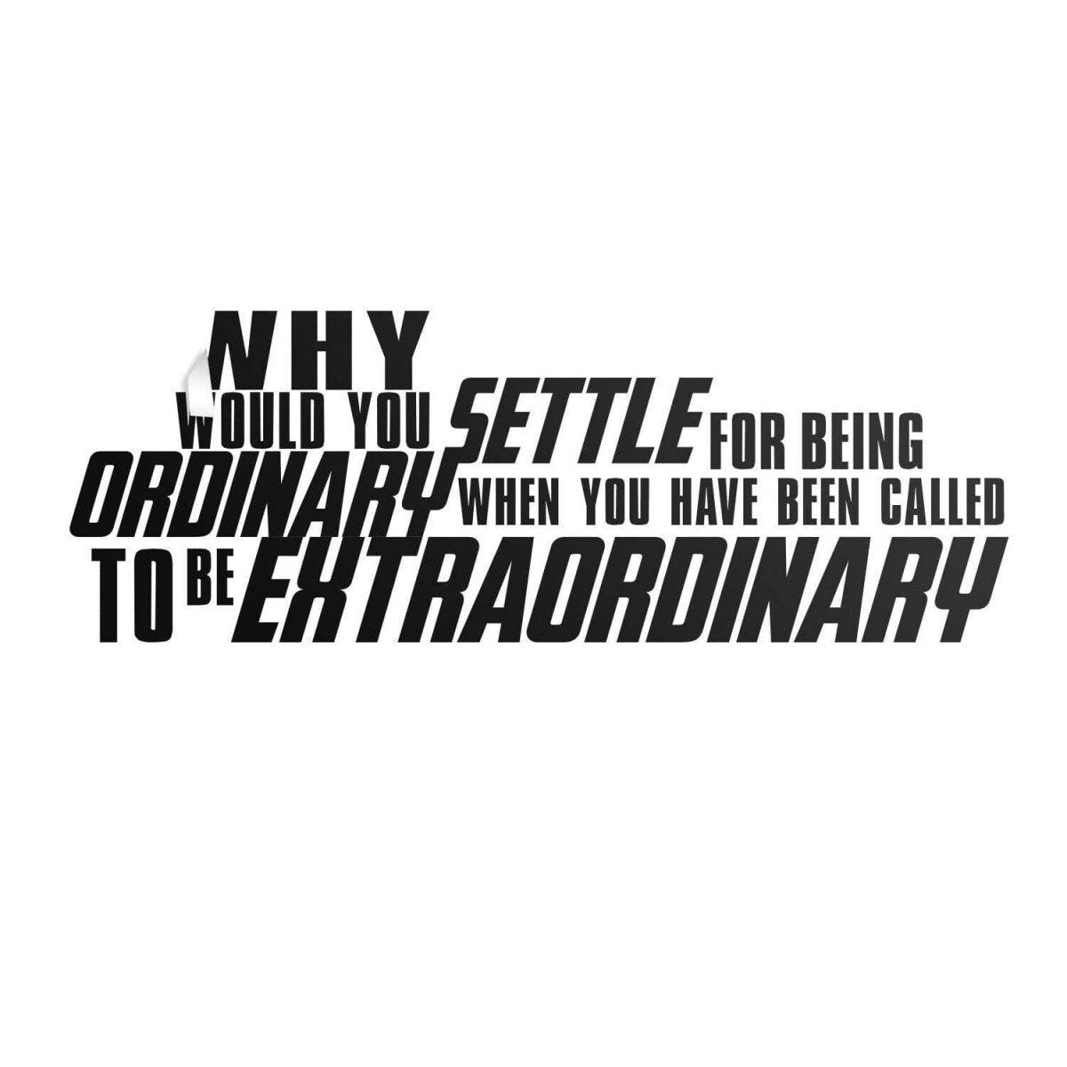 Inspirational Wall Sticker displayed in a room setting.