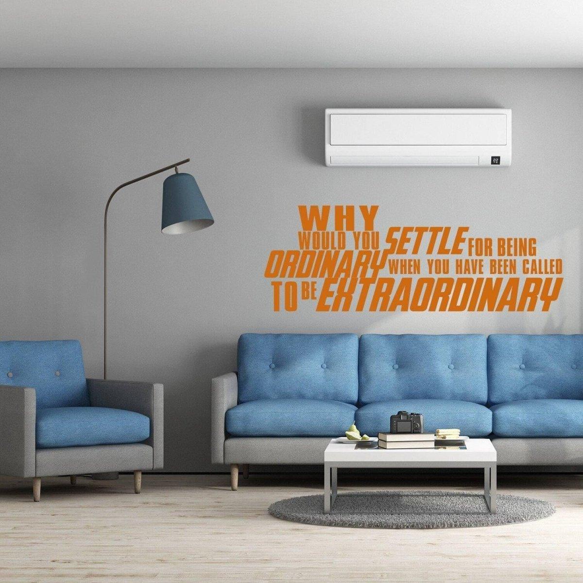 Alternate product view of Inspirational Wall Sticker.