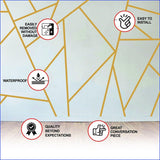 Product view of Geometric Wall Stickers.