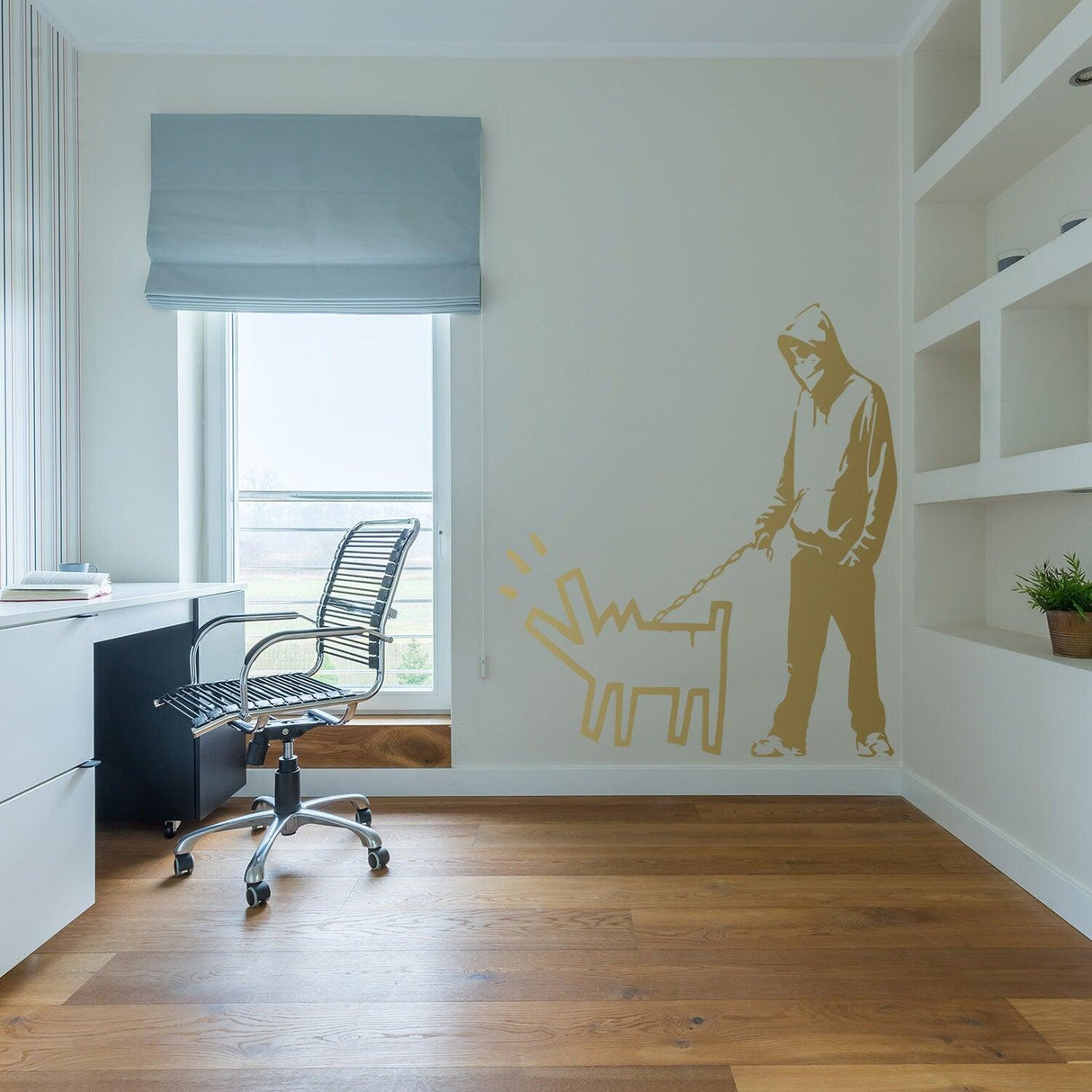 Additional product view of Artist Choose Your Weapon Vinyl Wall Sticker.