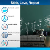 Product view of Exquisite Hand-Sketched British Wildflower Wall Stickers.