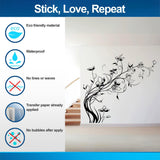 Elegant floral wall decal.
