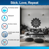 Product view of Sacred Geometry Mandala Wall Art Decal.