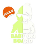 Люминесцентная наклейка Baby on Board с изображением ребёнка.